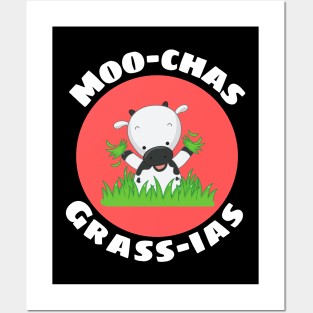 Moo-chas Grass-ias | Cow Pun Posters and Art